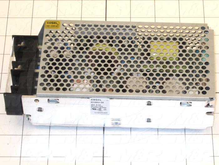 Power Supply, 24VDC Output Voltage, 6A Output Current, For Use With UV LED