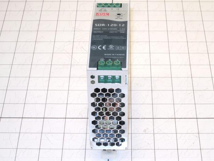 Power Supply, 90-260VAC Input Voltage, 12VDC Output Voltage
