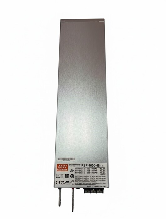 Power Supply, 90-370VAC Input Voltage, 1600W, 48VDC Output Voltage, 0-5VDC Analog Adjustment