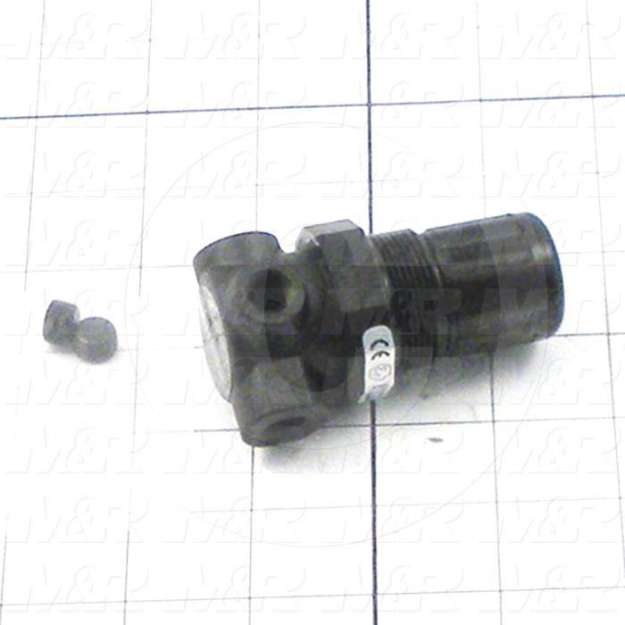 Pressure Regulator, 300 Psi Max. Pressure, 1/8" NPT Port In, Bracket Mounting, 1/8" NPT Port Out, With Gauge