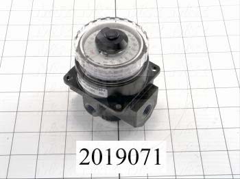 Pressure Regulator, 300 Psi Max. Pressure, 3/8" NPT Port In, Any Position Mounting, 3/8" OD Port Out