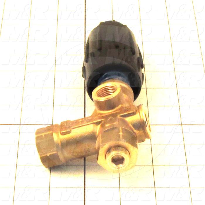 Pressure Regulator, G 3/8 Female Port In, Panel Mounting, G 3/8 Male Port Out, Automatic ,Flow 2.11-10.83 GSM, 4060 Max Pressure