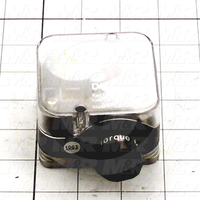 Pressure Regulators/Switches, Thread Size 1/4" NPT, Max. Pressure 7.0 Psi, Pressure Range 0.4-4.0"wc, Contact ratings 240V 10AMP