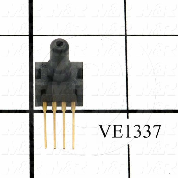 Pressure Sensor, 0 ~ 15 PSI, 0-100mV Output, 10V
