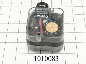 Pressure Switch, 0.4" WC Minimum Pressure, 4" WC Maximum Pressure