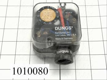 Pressure Switch, 2" WC Minimum Pressure, 20" WC Maximum Pressure