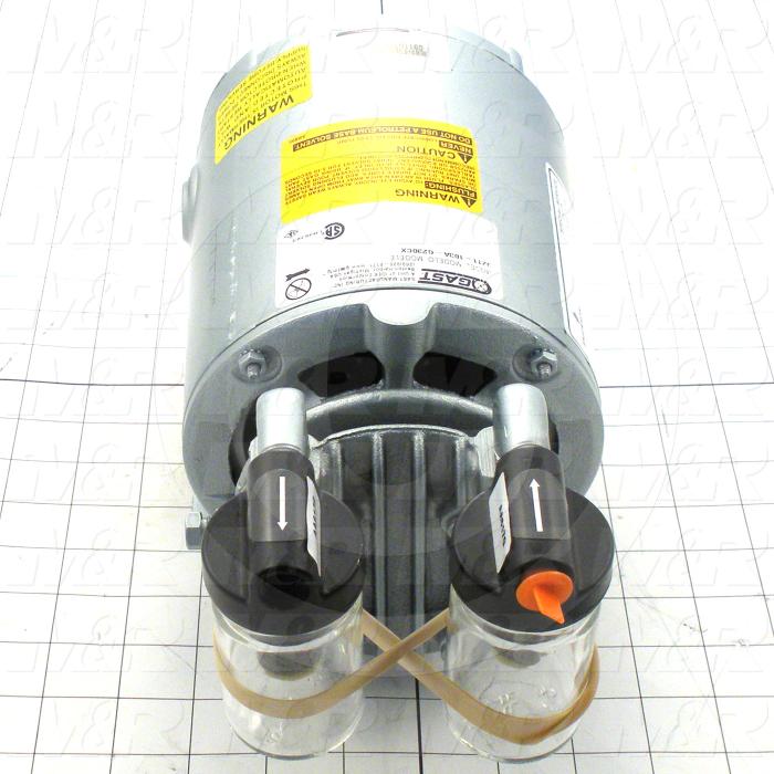 Pump, Type: Electromechanical, Max. Vacuum: 20"Hg