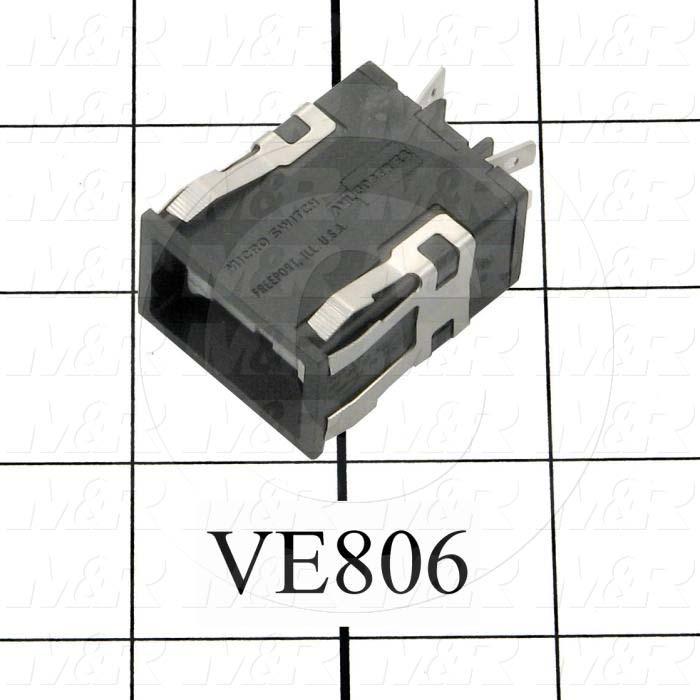 Pushbutton Switch, Alternating, Rectangle, DPST, 0.5-30VDC/0.5-250VAC, 0.4-10A