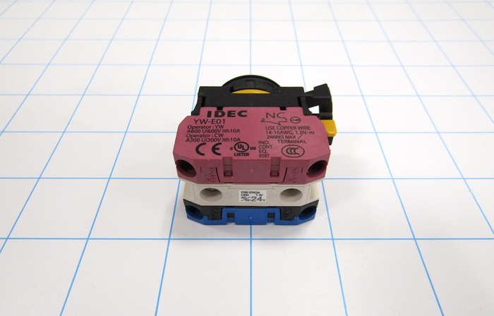 Pushbutton Switch, Green, 24VDC