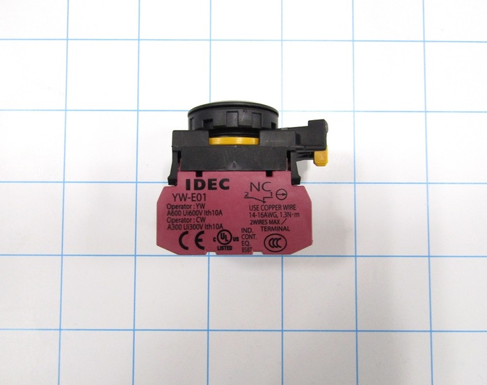 Pushbutton Switch, Green, 24VDC