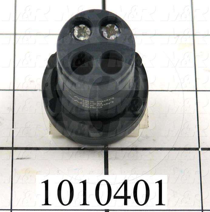 Pushbutton Switch, Unibody, Momentary, Round, 22mm, Green, 1NO