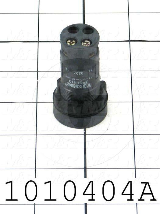 Pushbutton Switch, Unibody, Momentary, Round, 22mm, Red, 1NC