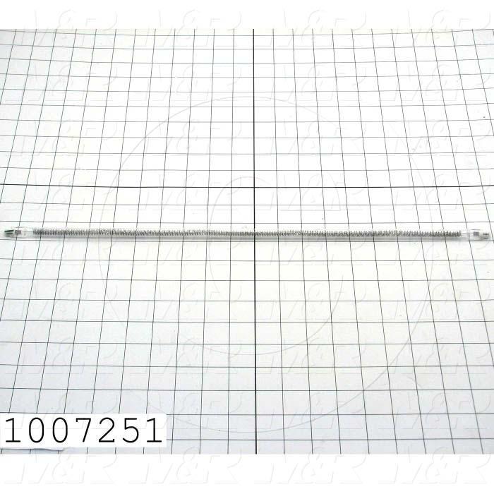 Quartz, Curing Length 18", 415VAC, 1500W, Filament Length 17.25", Total Length 20.25", Instant On