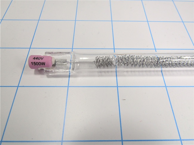 Quartz, Curing Length 18", 480VAC, 1500W