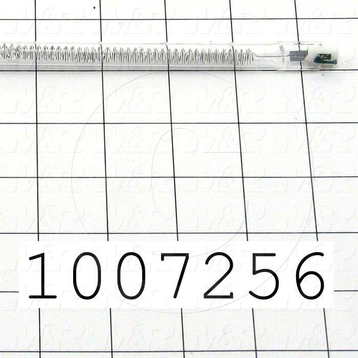 Quartz, Curing Length 22", 480VAC, 1500W, Filament Length 21.25", Total Length 24.25", Instant On