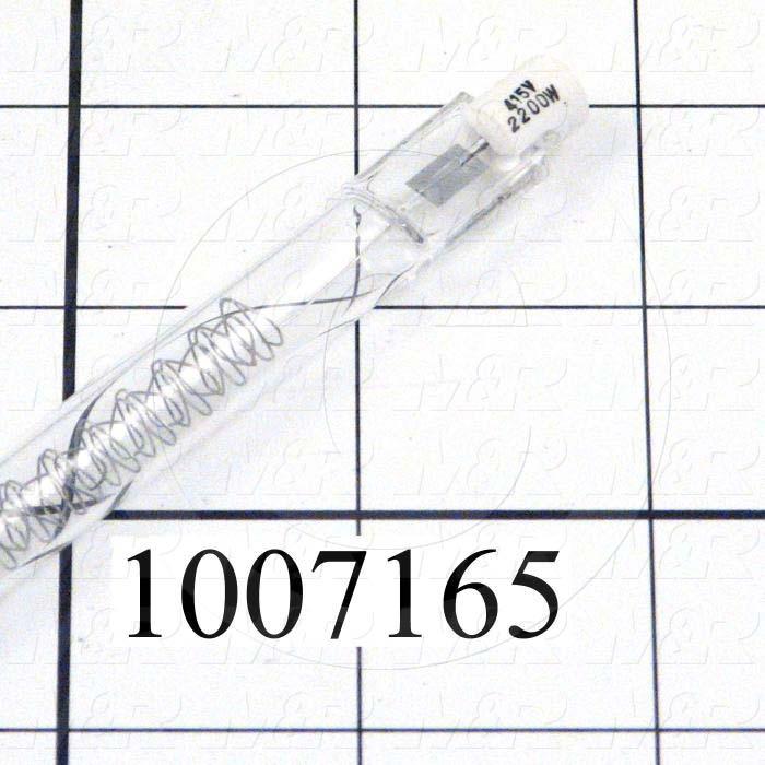 Quartz, Curing Length 32", 415VAC, 2200W, Filament Length 32.25", Total Length 35.25", Instant On