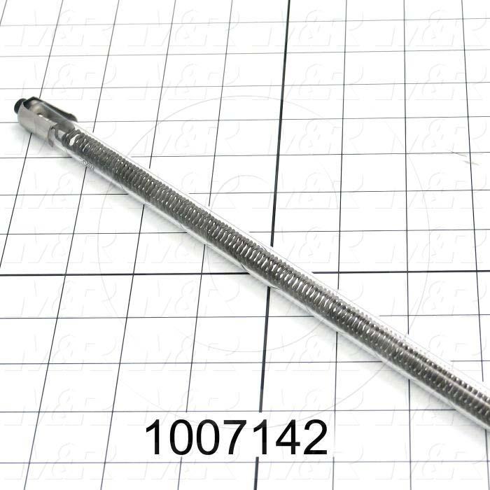 Quartz, Curing Length 36", 208VAC, 2381W, Filament Length 36.25", Total Length 39.25", Marked Black