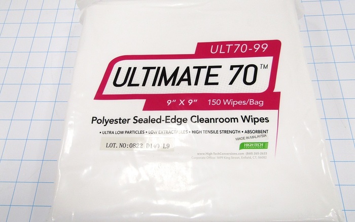 Quatro - Direct to Film (DTF), Ultimate 70 Brand, 150 Wipes Size, Polyester Knit 9" X 9" Wipes