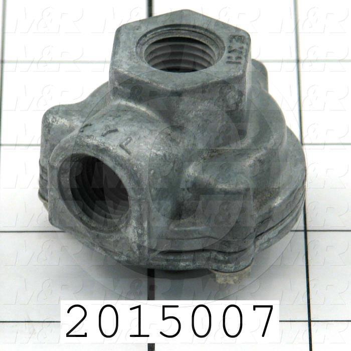 Quick Exhaust, 1/4" NPT Port In, 3/8" NPT Port Out