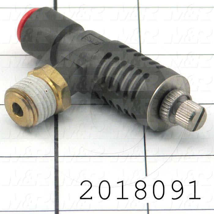Quick Exhaust, 1/4" OD Port In, 1/4" NPT Port Out, 8 sqmm Effective Area