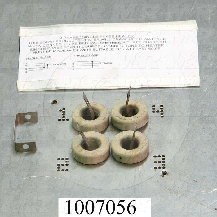 Radiant Panel, Dimension 12"x36", 3672W, Voltage 415VAC, 1-3 Phase