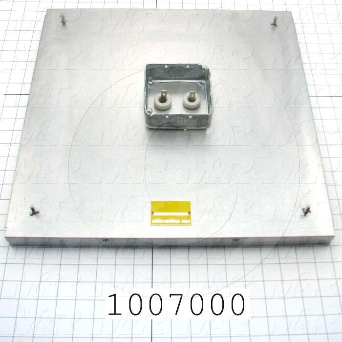 Radiant Panel, Dimension 18"x18", 3240W, Voltage 208VAC, 1-3 Phase