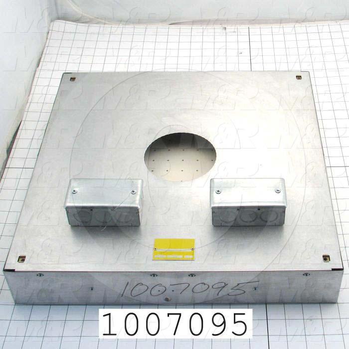 Radiant Panel, Dimension 18"x18", 3240W, Voltage 208VAC, 1-3 Phase, With Air Flow