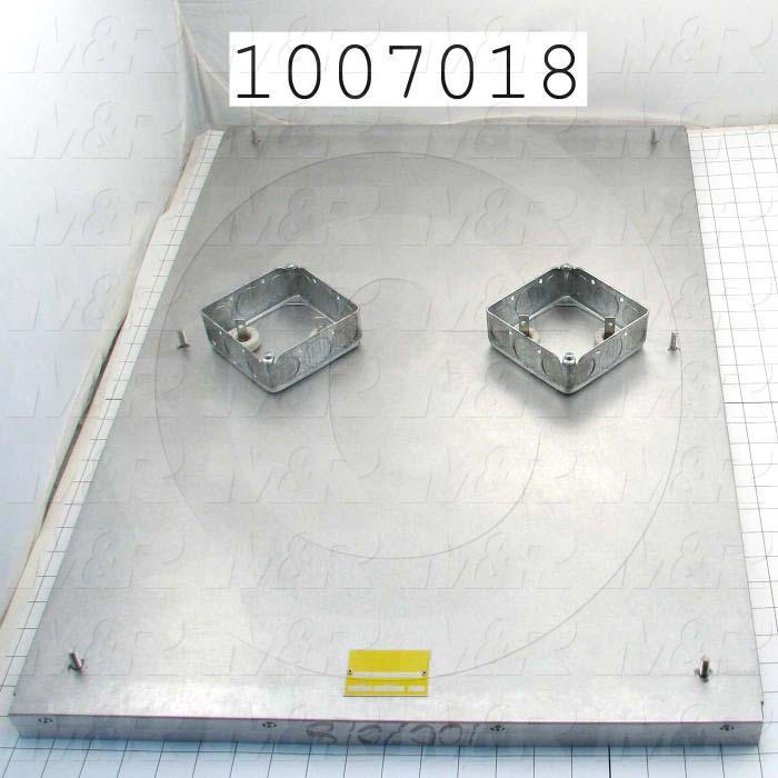 Radiant Panel, Dimension 20"x30", 6000W, Voltage 208VAC, 1-3 Phase