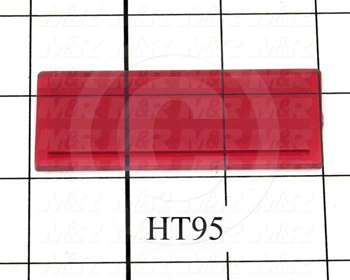 Readout Window, 1-3/16"X 3" Size, Used On Control Panel Assembly, 1 Gal.