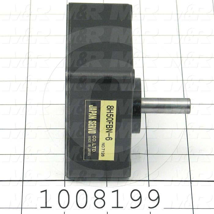 Reducers, Offset In-Line Type, 50:1 Ratio, Output Shaft (Single), 0.375" Output Diameter, Face mounted