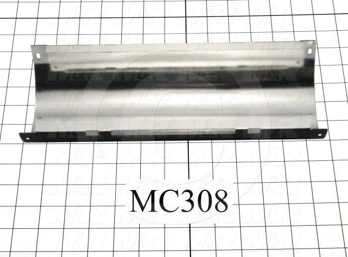 Reflectors, Half Round, 4.59", 12.38", Aluminum, Used on Shutter Housing Assembly