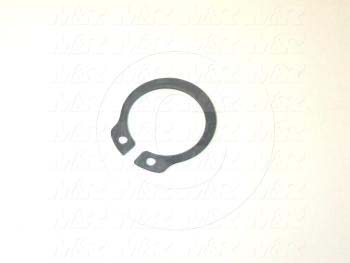 Retaining Ring, External, Style Basic Snap, Shaft Diameter 0.75 in., Thickness 0.042", Material Steel