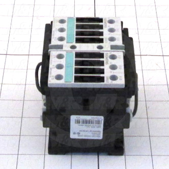 Reversing Contactor, 3, 110VAC Coil Voltage, 35A, 5 HP @ 3PH 200VAC, 15 HP @ 3PH 460VAC, 2, 575VAC, Screw Terminals Connection