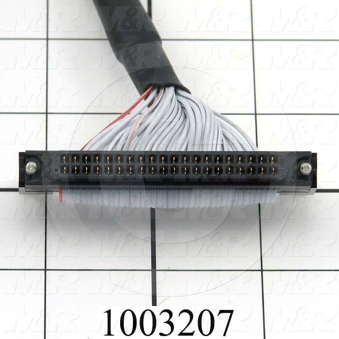 Ribbon Cable, 3m, 40 Conductors, 40 Pin FCN, To 40 Pin IDC