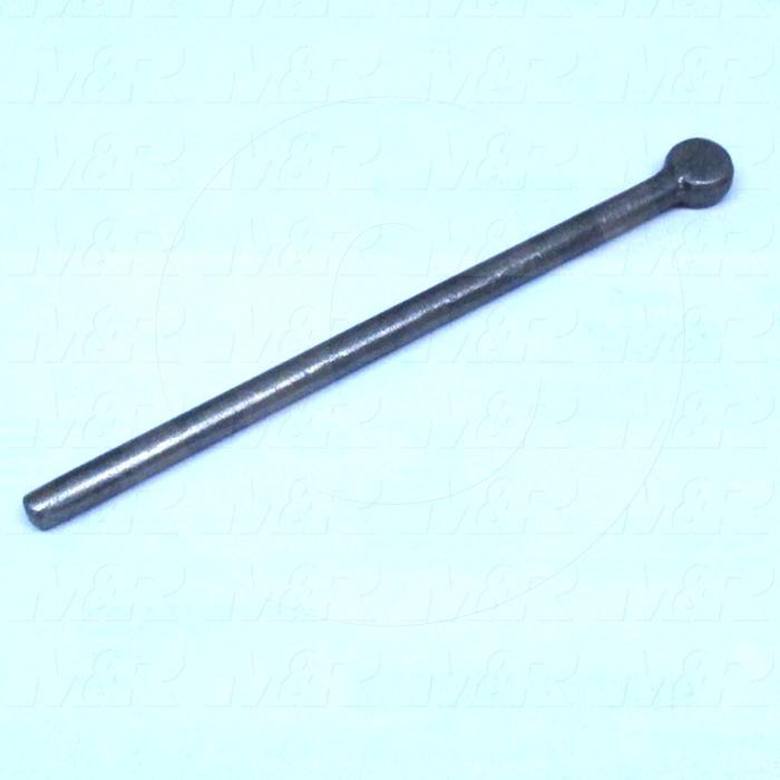 Rod End and Spherical Bearing, Male, Right Hand, 1/4"-20 Thread Size, 0.250" Inside Diameter, Steel Body