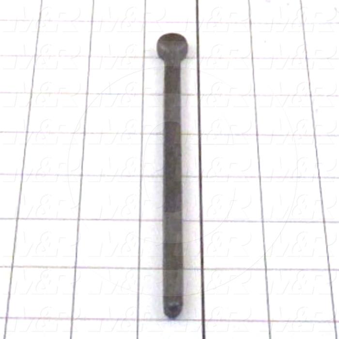 Rod End and Spherical Bearing, Male, Right Hand, 1/4"-20 Thread Size, 0.250" Inside Diameter, Steel Body