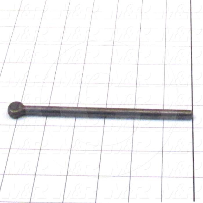 Rod End and Spherical Bearing, Male, Right Hand, 1/4"-20 Thread Size, 0.250" Inside Diameter, Steel Body