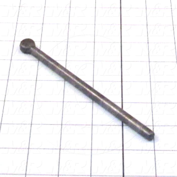 Rod End and Spherical Bearing, Male, Right Hand, 1/4"-20 Thread Size, 0.250" Inside Diameter, Steel Body