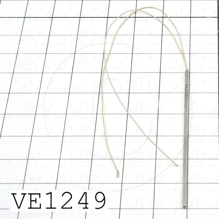 RTD Probe, 6", 100 Ohm