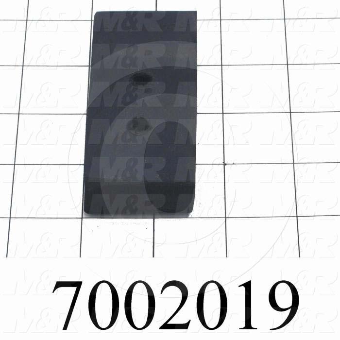 Rubber, 3/4" Width, 3.00 in. Length, 1.5 Thickness, 70 Durometer