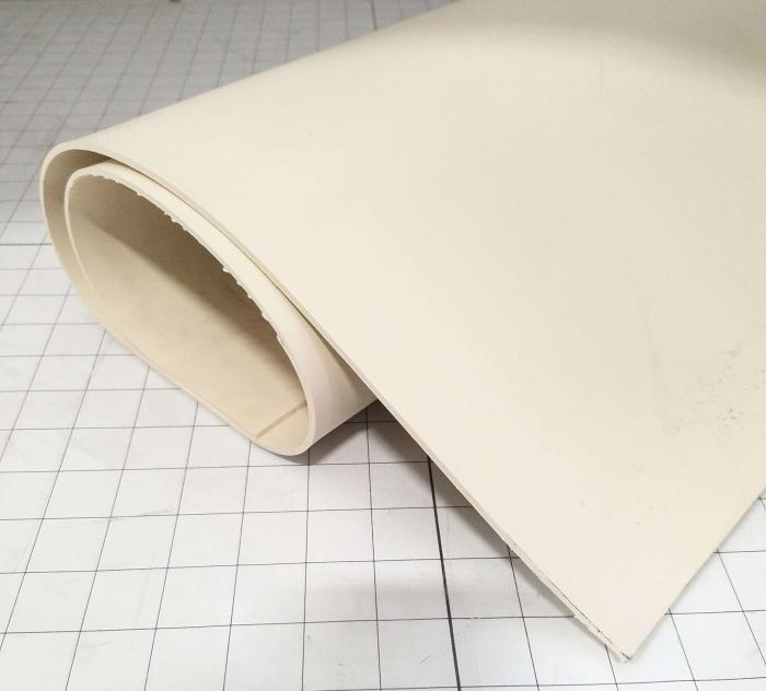 Rubber, 36 in. Width, .125" +/-.020 Thickness