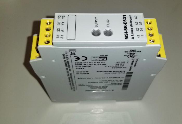 Safety Relay, 3NO + 1NC, 24V AC/DC, 5A