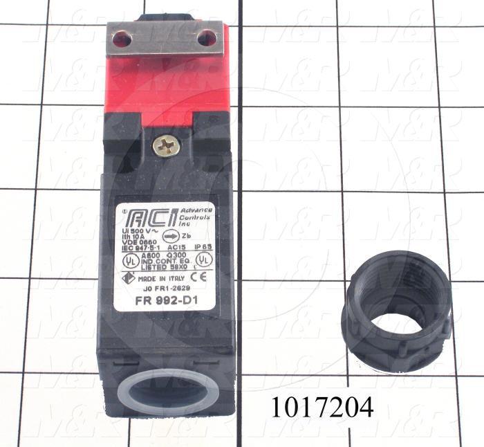 Safety Switch, For Door, 2NO, 600VAC, 10A