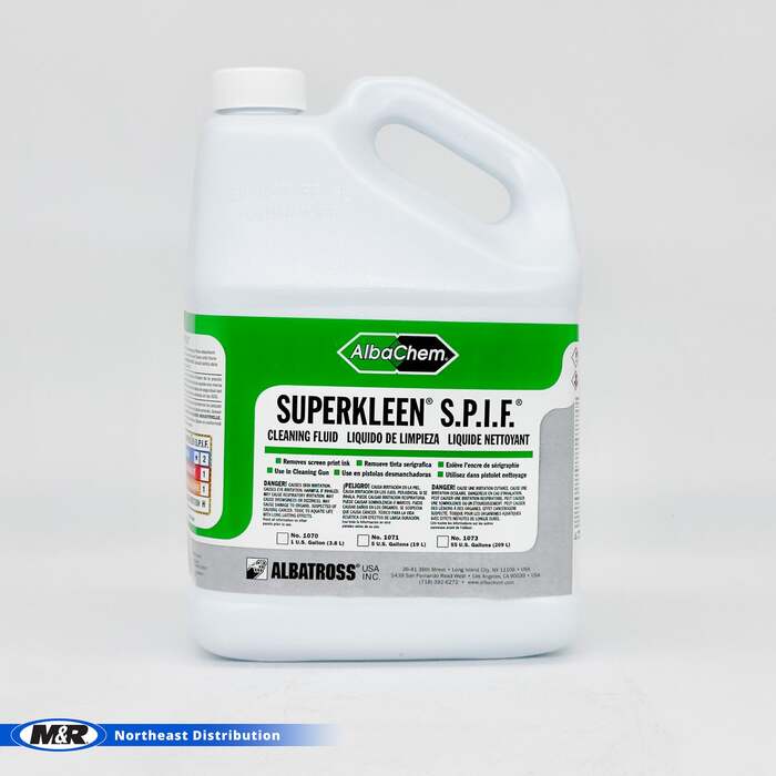 Screenprint, AlbaChem Brand, 2 Liter Size, Albatross Spif Spot Remover