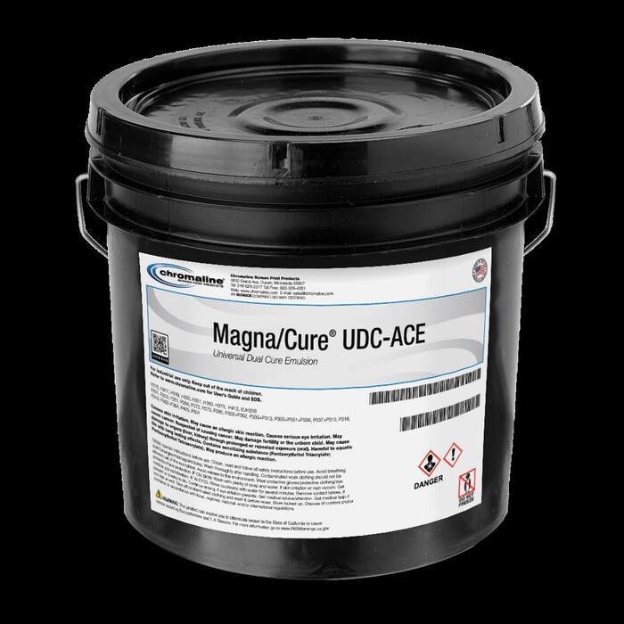 Screenprint, Chromaline Brand, 1 gal. Size, UDC-ACE Dual Cure Blue Emulsion