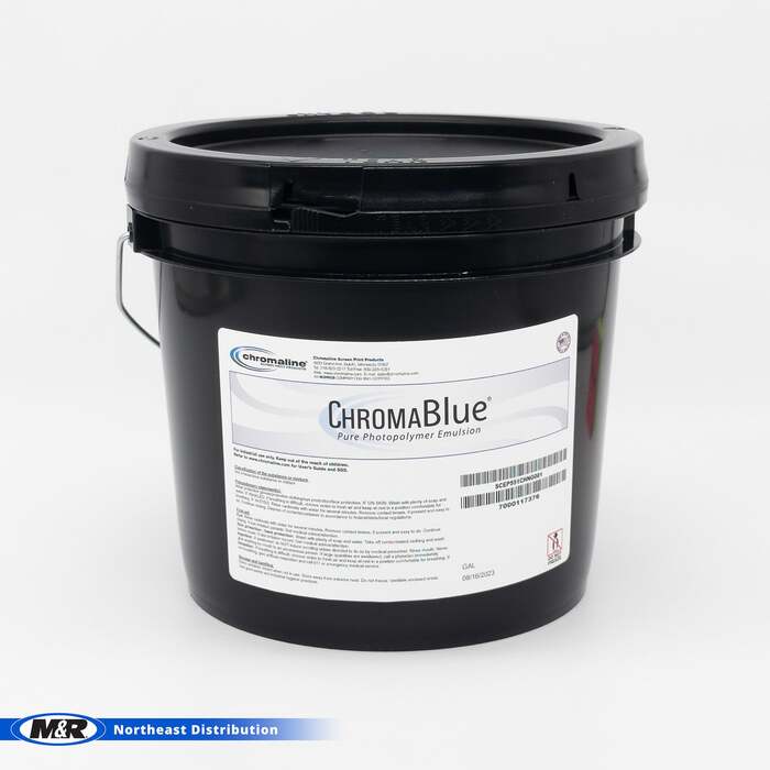 Screenprint, Chromaline Brand, 3.5 Gallons Size, Chromaline Emulsion Chromablue