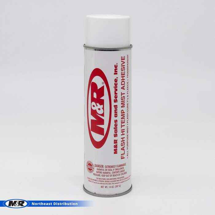 Screenprint, M&R Brand, 14 oz. Size, Flash Hi Temp Mist Adhesive