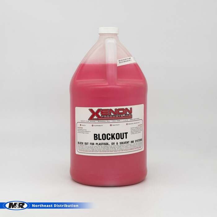 Screenprint, Xenon Brand, 1 gal. Size, Fast Dry Blockout