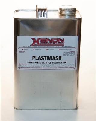Screenprint, Xenon Brand, 1 gal. Size, Plastiwash for removing Plastisol ink