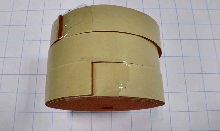 Seals and O-Rings, 0.125" Thickness, 1.00 in. Width, 500F Temperature Rating, Silicone Sponge